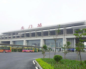 广州东站东莞市常平沙湖口约车去虎门站有多少个红绿